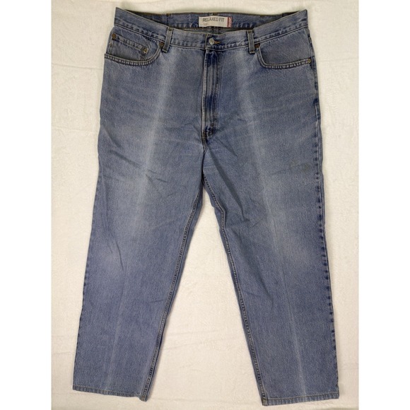 Levi's Other - Levis 550 Jeans Mens 40x32** Blue Straight‎ Relaxed Light Wash American Workwear